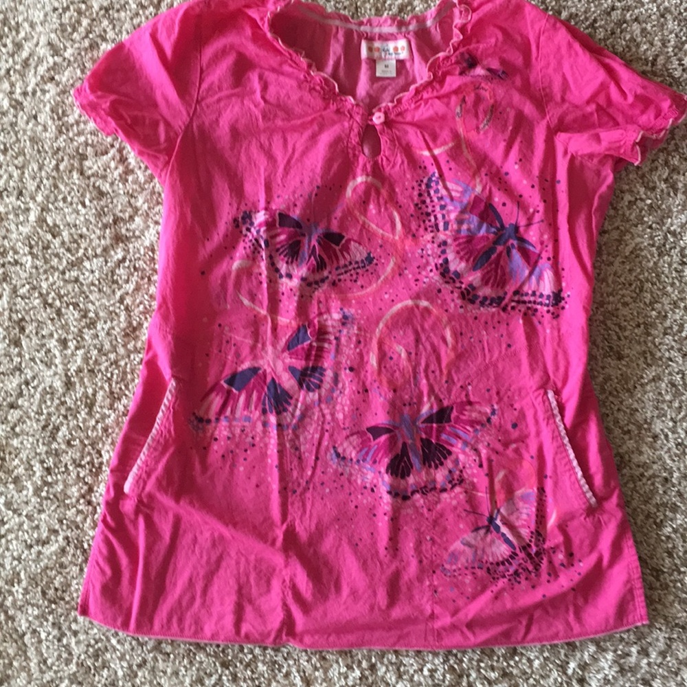 Koi scrub top